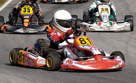 Bo Sørensen fik vist sin flotte race craft ved den belgiske mesterskabsfinale i karting.